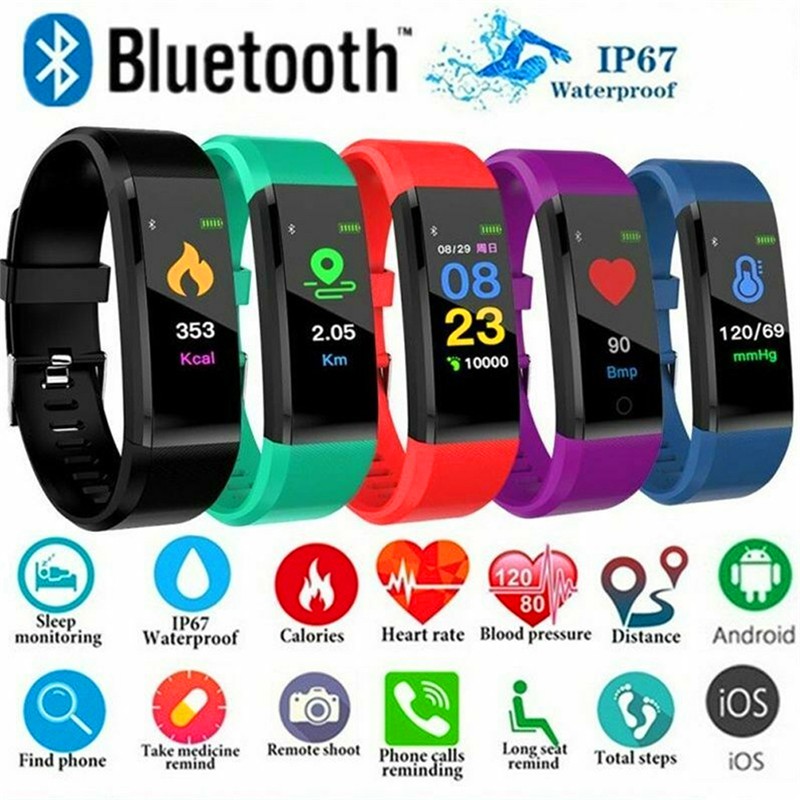 Đồng Hồ Thông Minh Đa Chức Năng Theo Dõi Sức Khoẻ Kết Nối Bluetooth