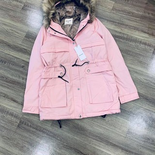 Áo parka 2 túi lỗ xuất hàn