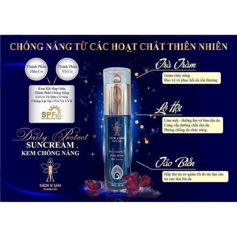 kem chống nắng bách y sâm hàng chính hãng 100% ib xem hàng trực tiếp