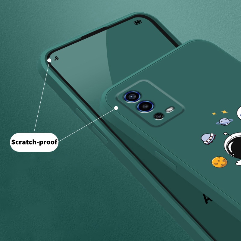 Ốp Điện Thoại Silicone Mềm Chống Sốc In Hình Phi Hành Gia Cho oppo a55 4G