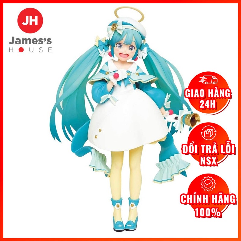 Mô Hình Figure Chính Hãng Anime Vocaloid - Hatsune Miku - 2nd season Winter ver., Taito, chính hãng Nhật Bản