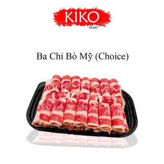 Ba Chỉ Bò Mỹ 500gr Lẩu - Nướng Giao Siêu Tốc HCM