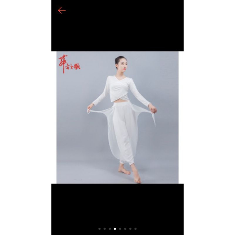 Quần múa tà voan rời