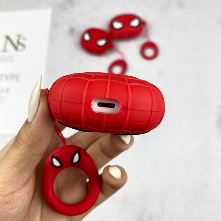 Case Airpods 1/2/3/Pro Người Nhện, Ốp Airpods Phong Cách Spider Man Ngầu Quá Chời Quá Đất - Mã TZAP327