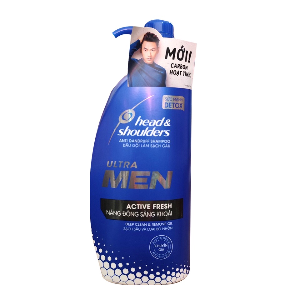 Dầu Gội Sạch Gàu Head & Shoudlers Ultra Men Active Fresh Năng Động Sảng Khoái 650ml