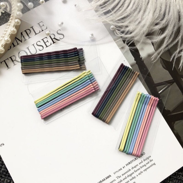 Set kẹp tăm màu pastel
