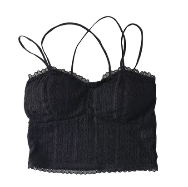 femi.lab áo ren 2 dây có mút freesize, áo 2 dây (lace top) | BigBuy360 - bigbuy360.vn