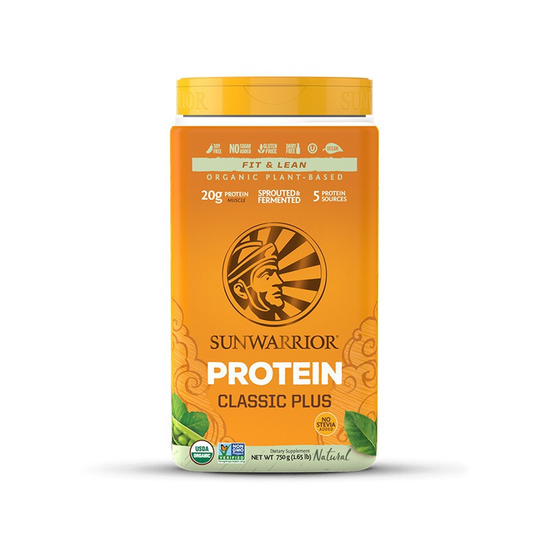 Bột protein thực vật hữu cơ Sunwarrior Classic Plus - Vị natural 750g