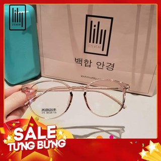 Gọng Kính Cận Nhựa Dẻo Dáng Tròn 215