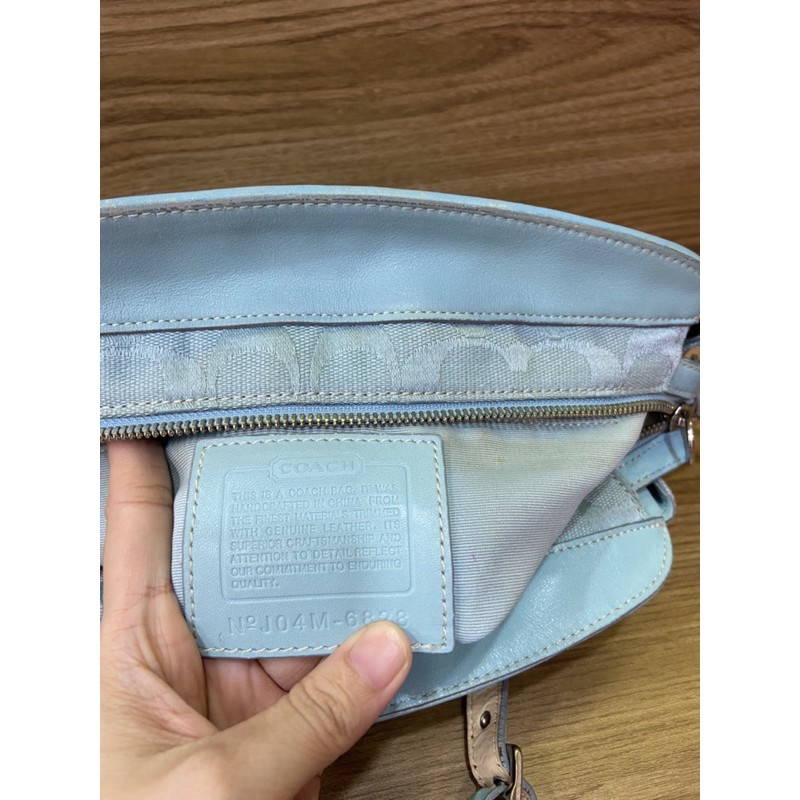 Túi si Coach vải bố