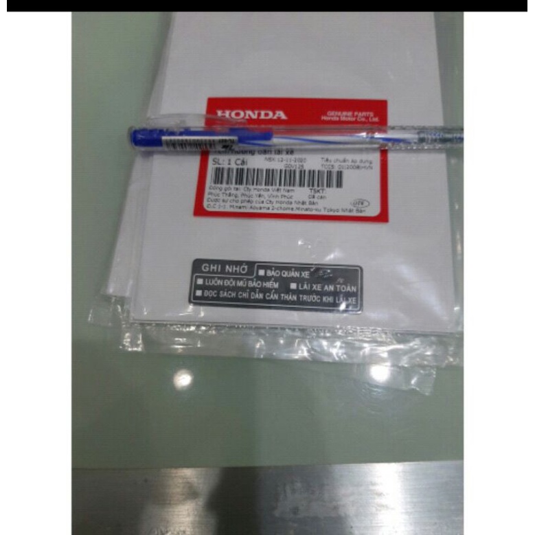 Tem thông số lốp sh 2013-2019 chính hãng honda