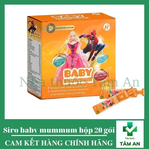 Siro ăn ngon BABY MUMMUM Siro Ăn Ngon Hera Hộp 25 gói