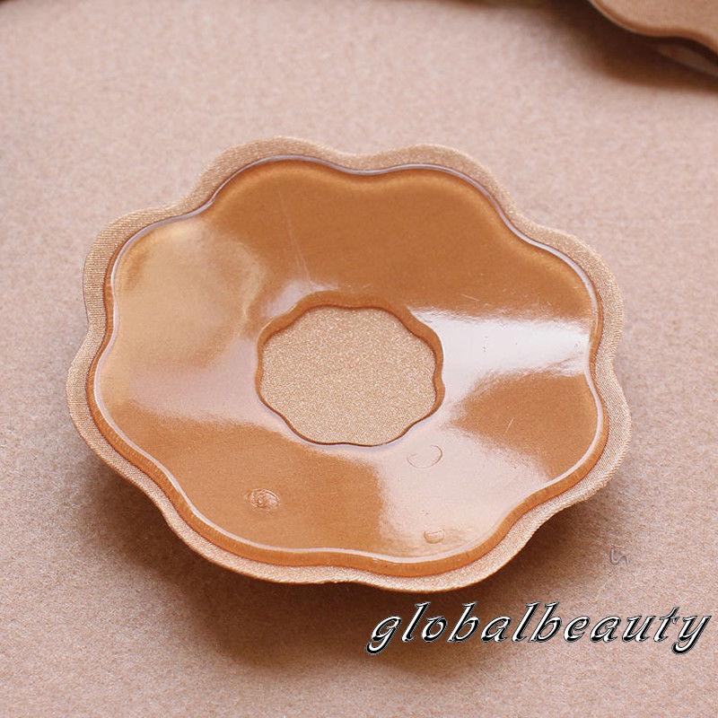 Miếng dán ngực silicone hình tròn/hoa có thể tái sử dụng
