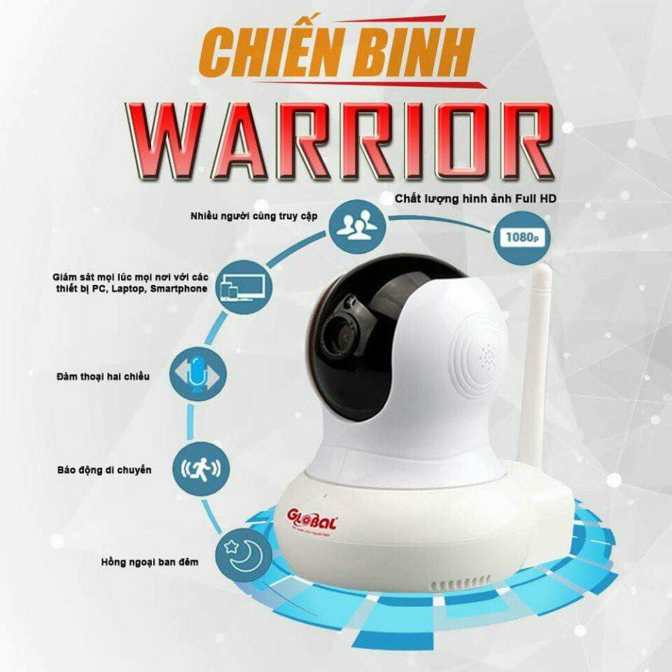 Camera IP Global 2.0mp (Chiến binh Warrior TAG-I4W3-F6) Full HD1080P