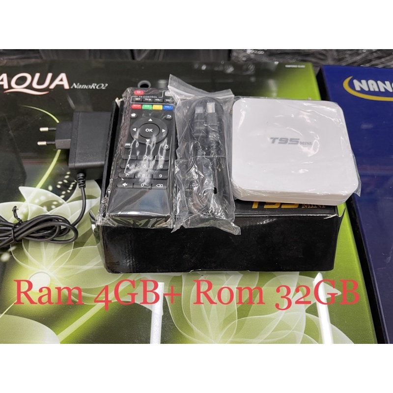 android box tivi T95mini RAM 4GB ROM 32GB hiệu điều hành android 10