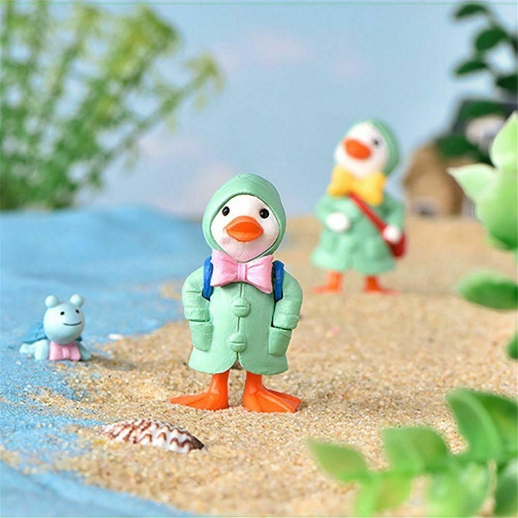 Áo Mưa Hình Vịt Con Dễ Thương Trang Trí Sân Vườn