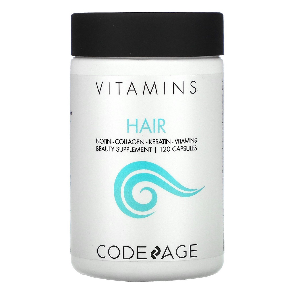 Viên Uống Hỗ Trợ Mọc Tóc Codeage  Hair Vitamin Codeage 120 viên (R) (HSD: 7/24)