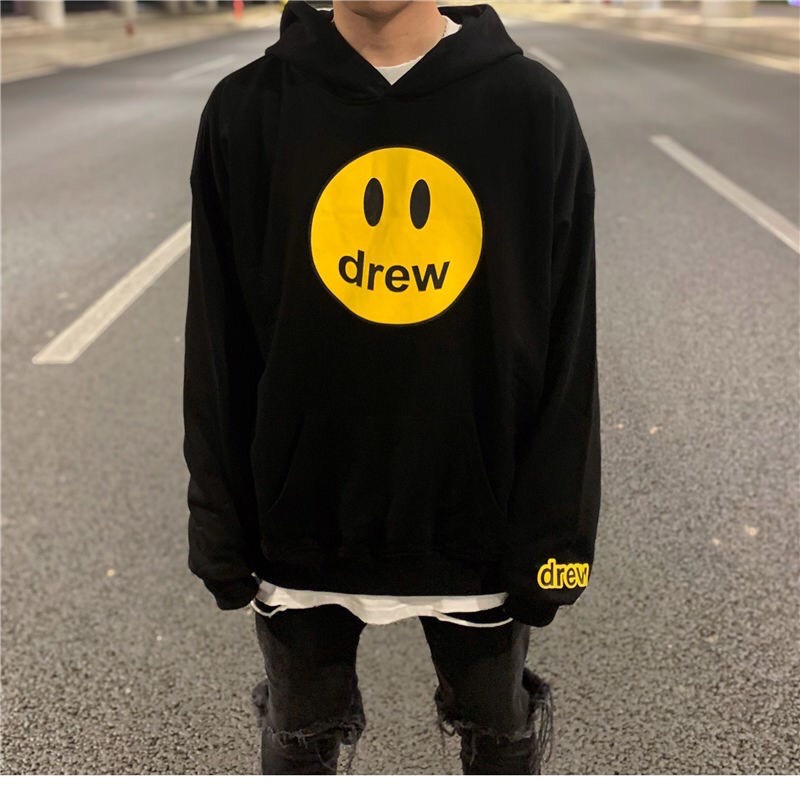 Áo nỉ Hoodie Drew house mặt cười NAKER shop, Áo hoodie drew nam nữ form rộng Unisex