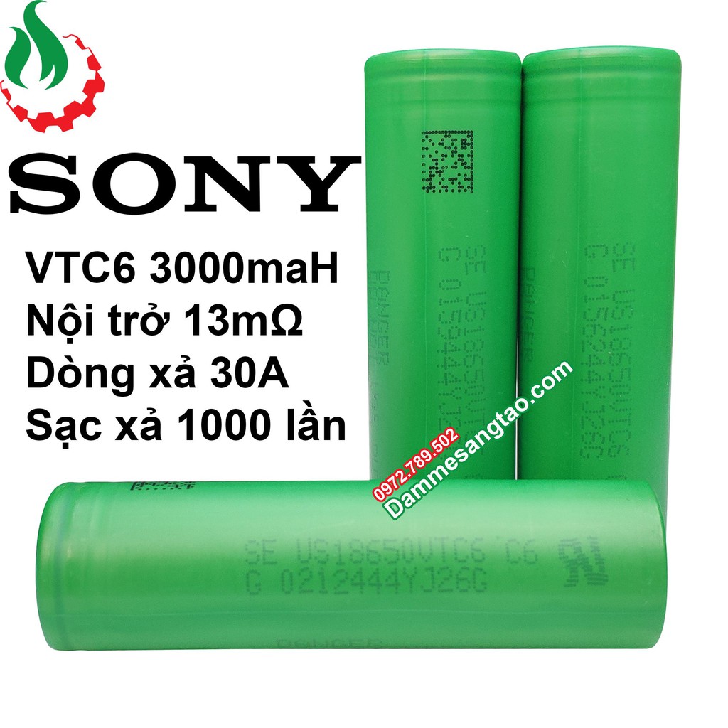 DMST Cell pin 18650 Sony VTC6 3000mah - xả 30A