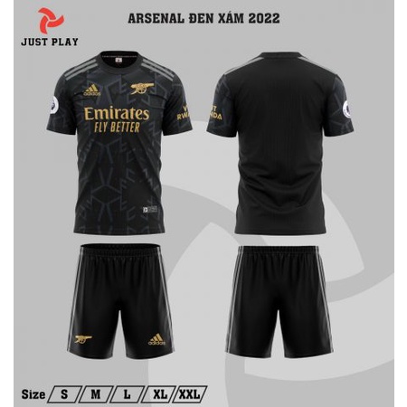 Bộ Ars pháo thủ đen hàng việt nam cao cấp mùa giải 2022-2023