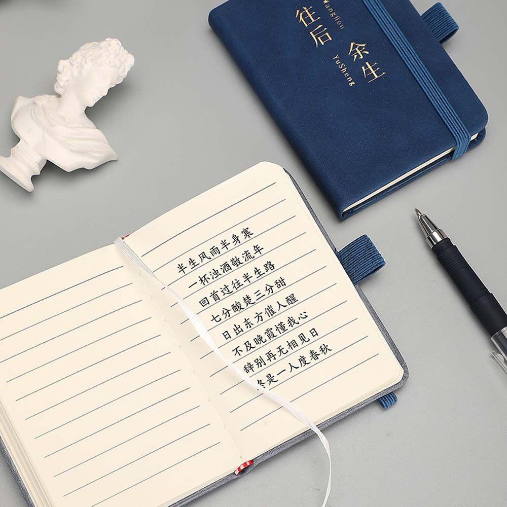 Sổ Tay Khổ A7 Phong Cách Đơn Giản Dùng Lên Kế Hoạch Hàng Ngày