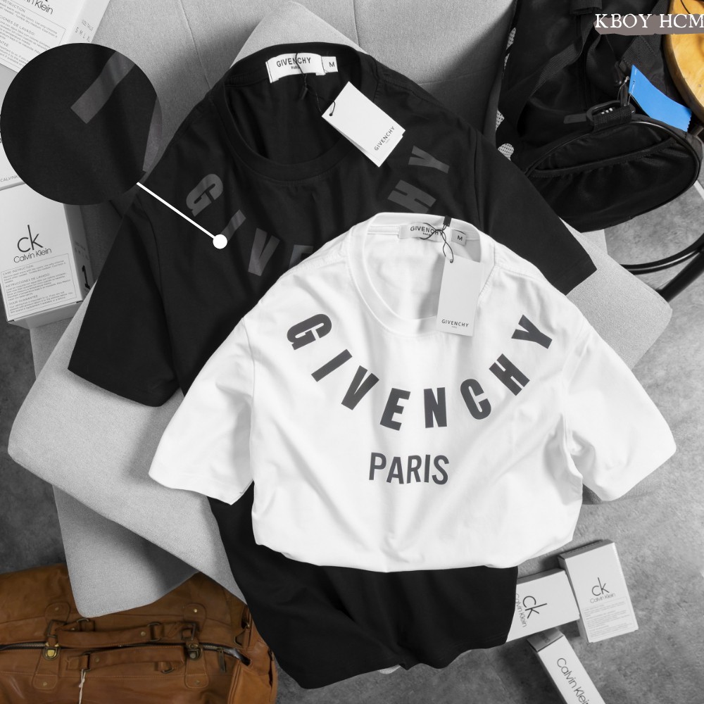 Áo Thun Phông Phản Quang 2 màu Trắng Đen tay ngắn cổ tròn dáng ôm phối cực cá tính - V101