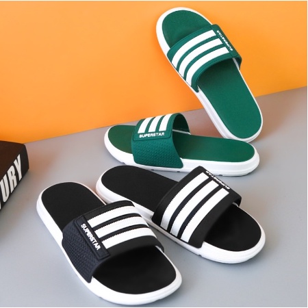 Dép quai ngang, dép đôi, unisex, bằng cao su dẻo đúc nguyên khối - êm chân, bền rẻ