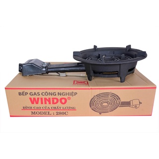 Bếp gas công nghiệp hầm windo 280c - 280c nhiều vòng lửa - hàng chính hãng 100%