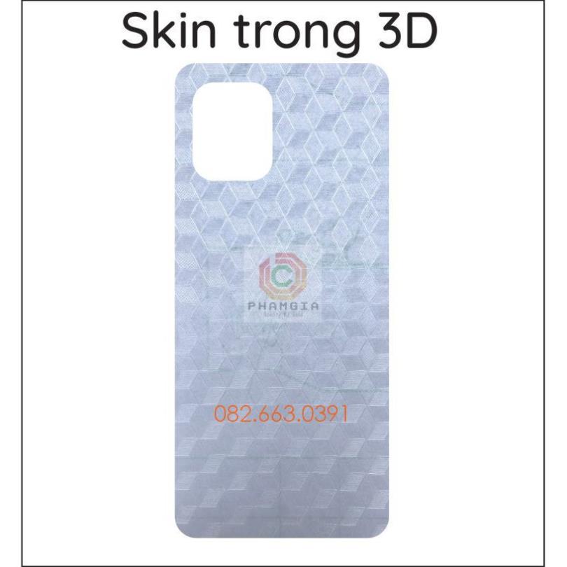 Miếng dán mặt lưng skin carbon Oppo Find X3 Pro