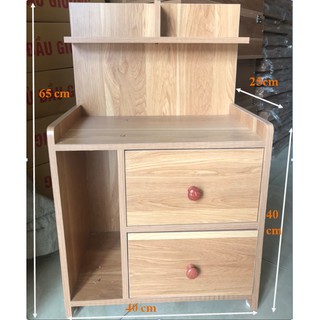 Tủ đầu giường mẫu mới - 2 ngăn kéo ( ship hoả tốc HN)