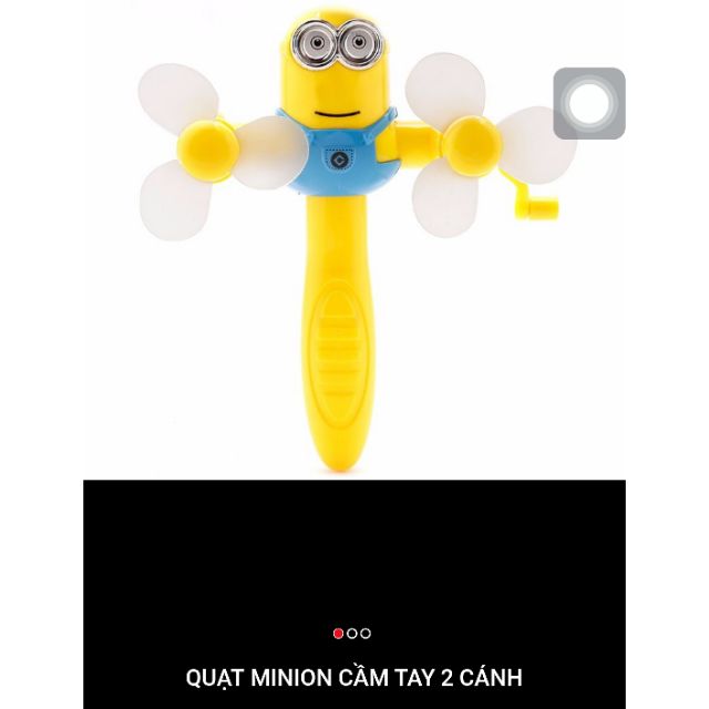 QUẠT CẦM TAY MINILON 2 CÁNH