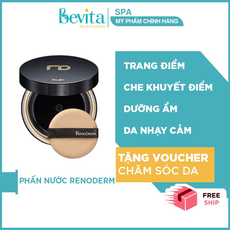 Phấn nước Reno Derm Day Long BB Cream 15g, phấn nền trang điểm da nhạy cảm - Bevita