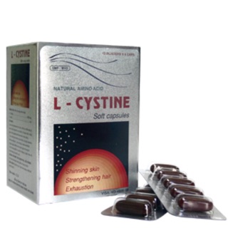 Date mới (Rẻ nhất) L cystine bổ sung dưỡng chất cho tóc, da hộp 60 viênn