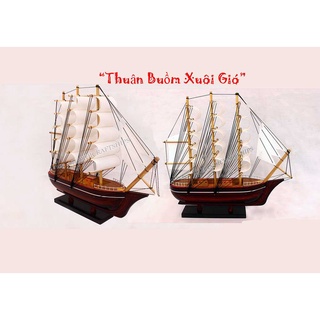Combo 2 tàu thuyền mô hình (25cm - trắng)