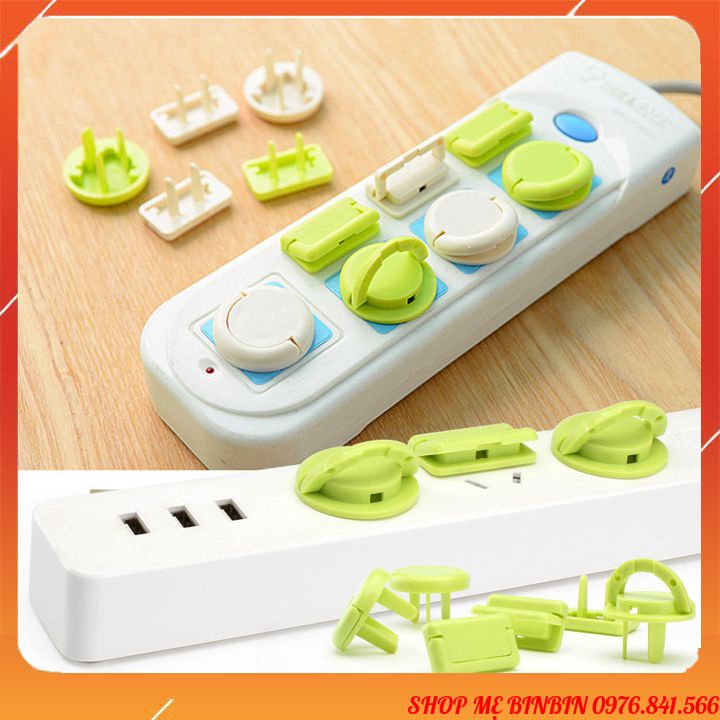Nút bịt ổ điện chống giật chống cháy an toàn cho bé