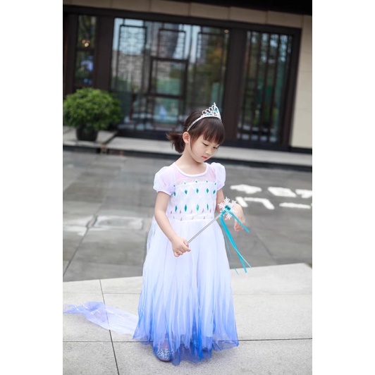 💜Đầm Váy Elsa Công Chúa Tuyết Halloween Phiên Bản Tím 💜