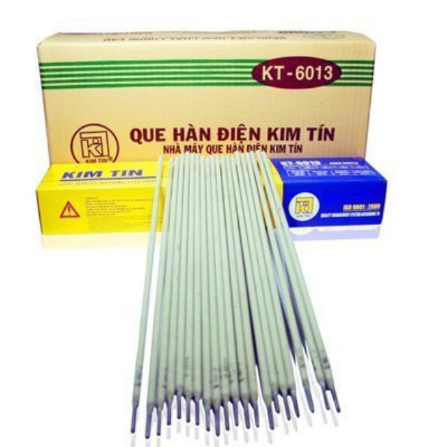 Que hàn điện Kim Tín 3.2 ly và 4 ly ( hộp 5kg)