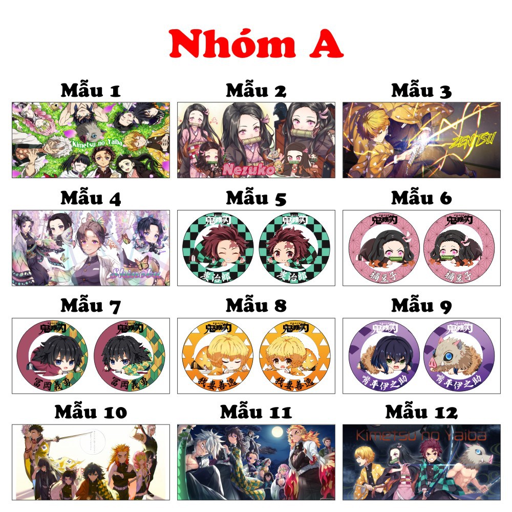 {36 Mẫu} Ly sứ in hình Anime Kimetsu No Yaiba Cốc uống nước đẹp làm quà tặng đặc biệt gia trị và ý nghĩa