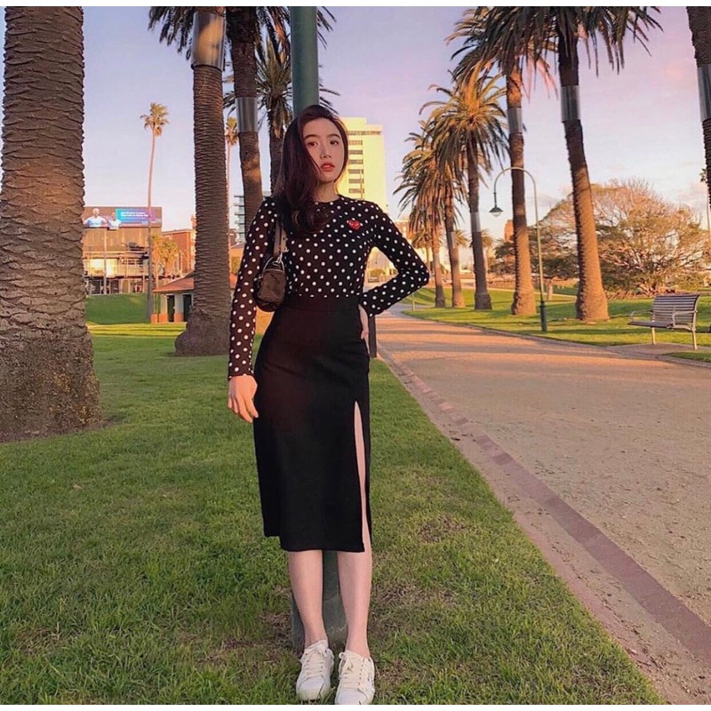 CHÂN VÁY MIDI XẺ | BigBuy360 - bigbuy360.vn