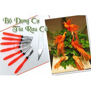 Bộ 08 dao tỉa rau củ nghệ thuật cao cấp