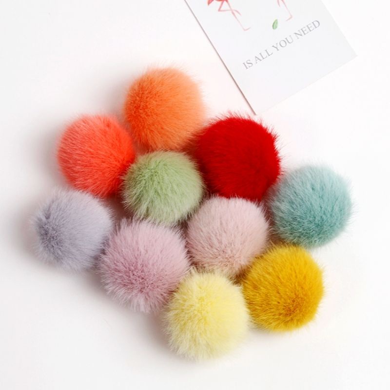 Charm pompom - nguyên liệu handmade