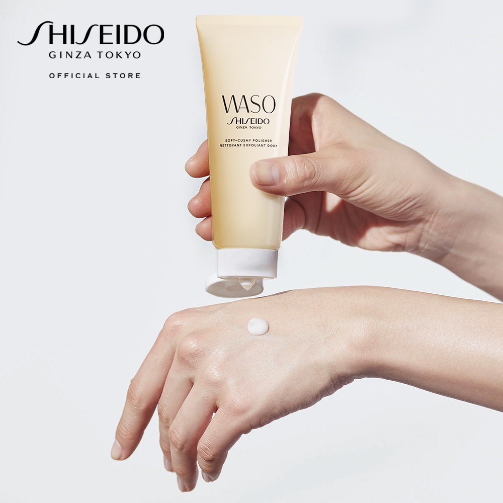 [Mã COSSD5 giảm 10% đơn 600K] Kem tẩy tế bào chết Shiseido WASO Soft+Cushy Polisher 75ml