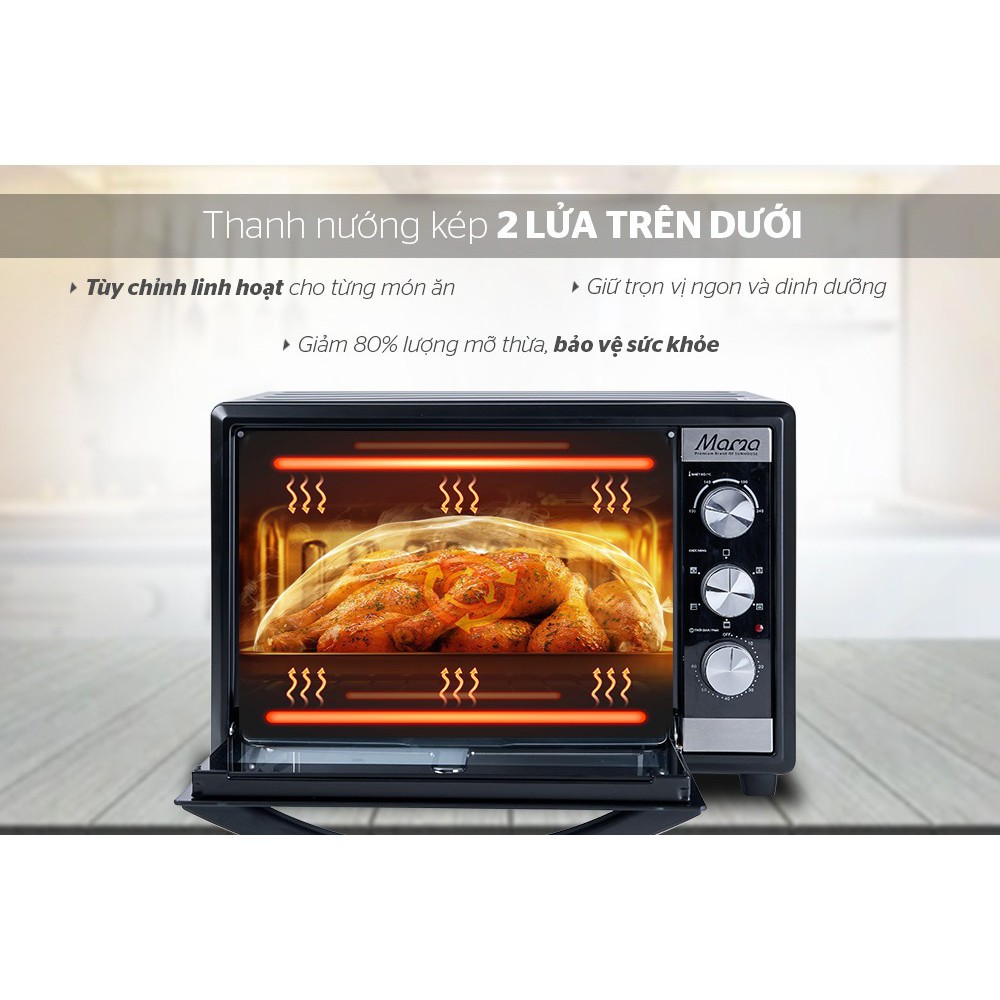 Lò nướng 40L SUNHOUSE MAMA SHD4240