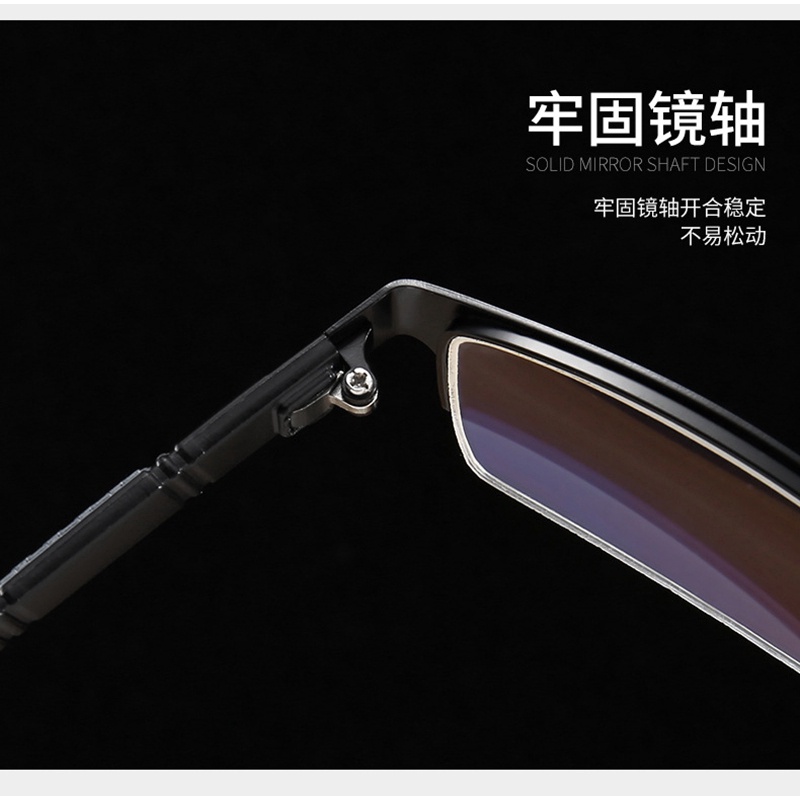 Mắt kính nửa gọng KAIWENLOVE chống tia bức xạ phong cách cổ điển thời trang cho nam và nữ