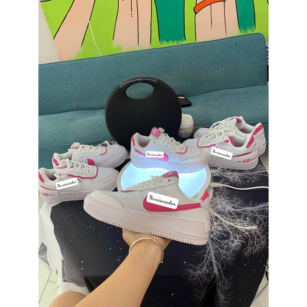 (Full Box) Giày Shadow Trắng Hồng