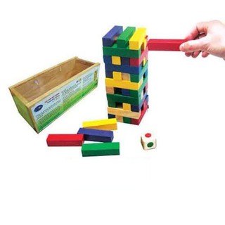 Đồ chơi gỗ Winwintoys - Trò chơi rút thanh gỗ sắc màu