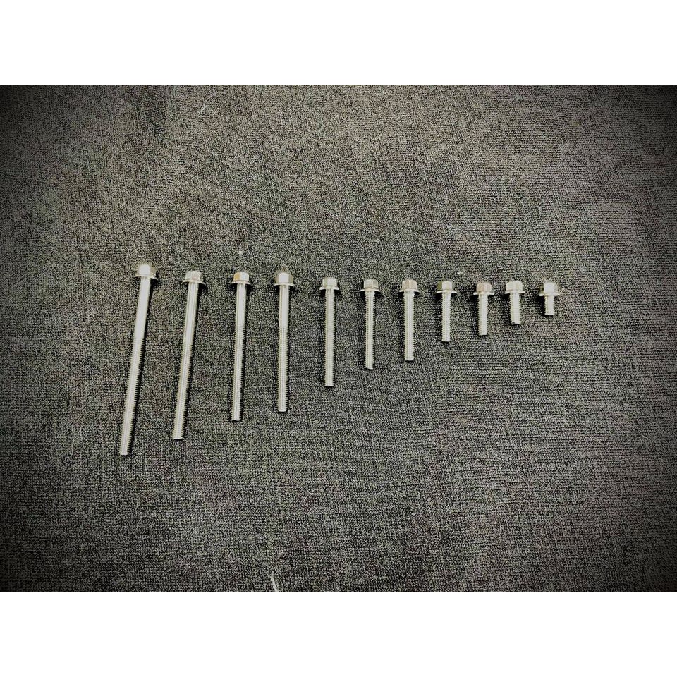 Ốc Salaya Mẫu Thái Inox 304 6li chiều dài đầy đủ xe ✌🇹🇭