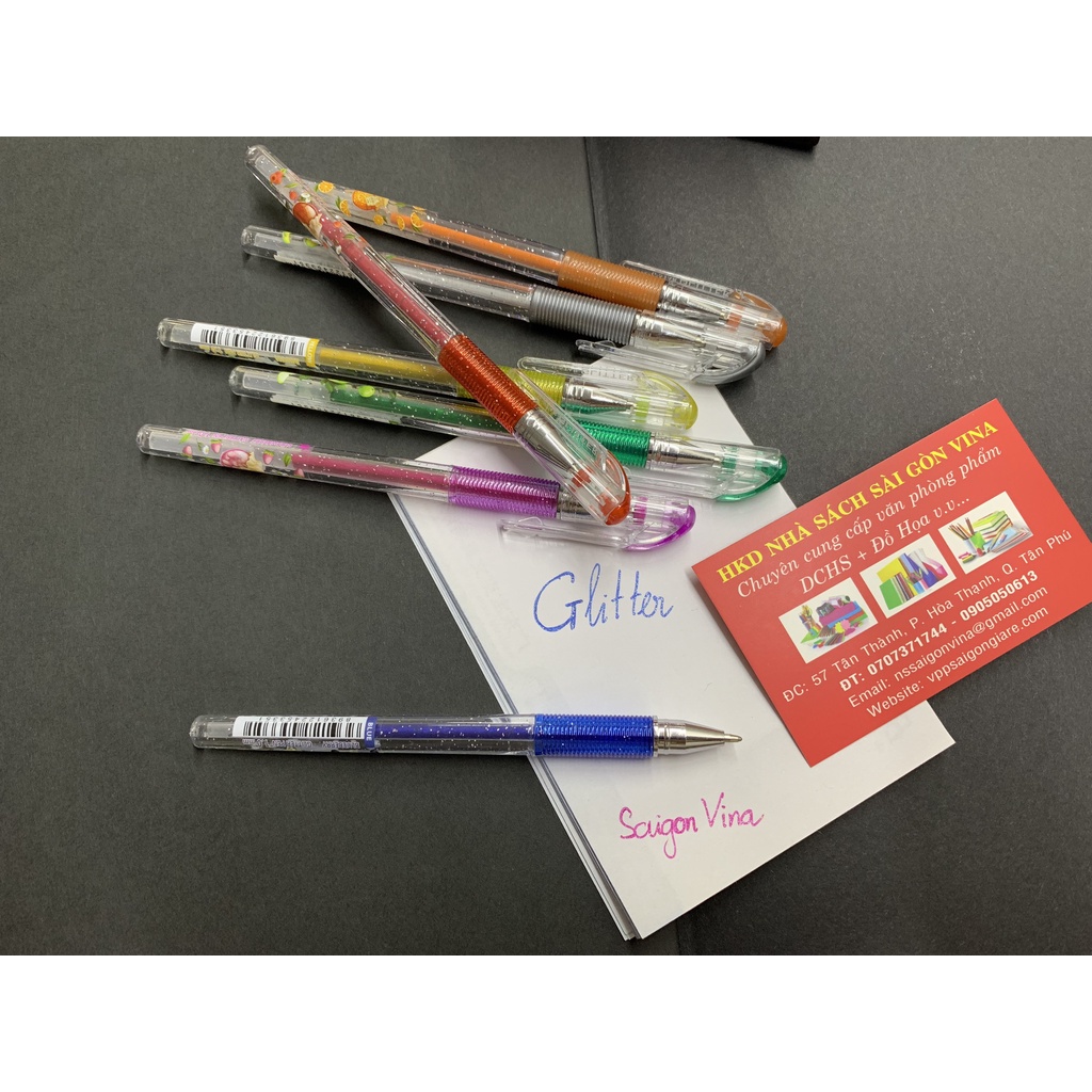 Bút Gel Kim Tuyến Gstar Glitter Dùng Để Viết Thiệp Cưới , Trang Trí Sổ Tay