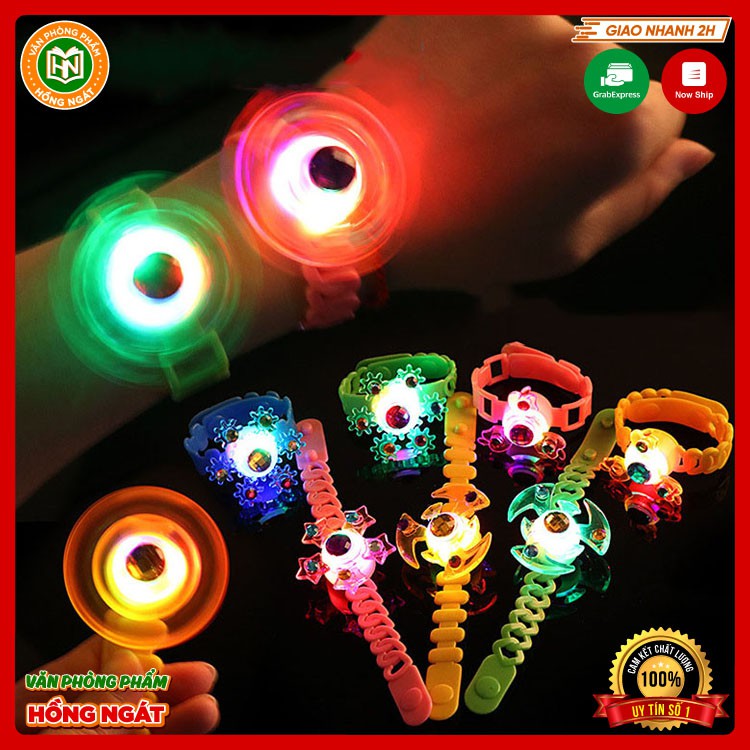 Đồ chơi cho bé vòng tay đồng hồ phát sáng có đèn led RĂNG CƯA đồ dùng làm quà tặng học sinh trong học tập