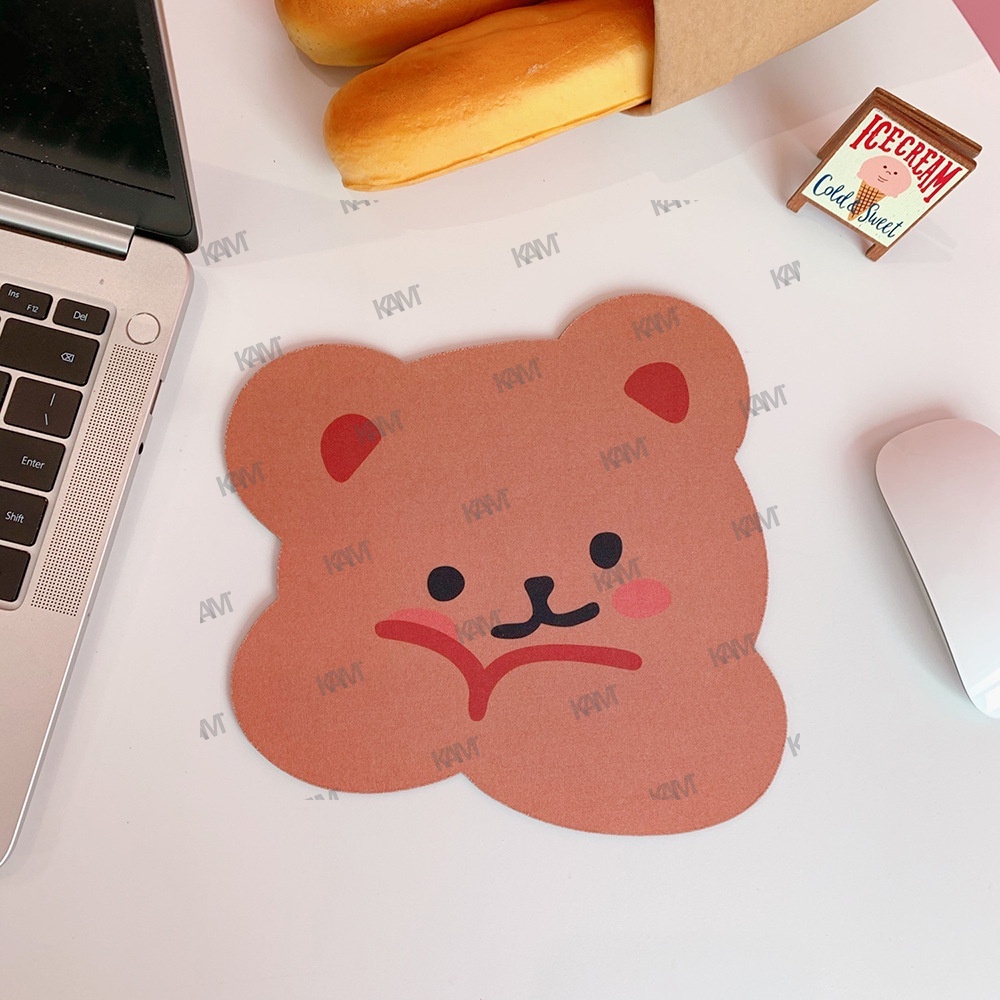 Tấm Lót Chuột Máy Tính Chống Trượt In Hình Gấu Thỏ Dễ Thương Trang Trí Nhà Cửa / Văn Phòng